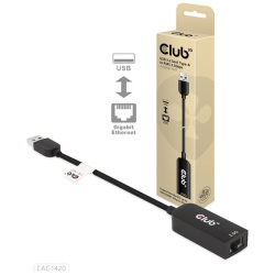 Club 3D Átalakító - CAC-1420 (3.2 USB-A to RJ45