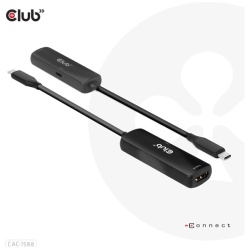 Club 3D Átalakító - CAC-1588 (USB-C Gen 2 to HDMI 4K120Hz