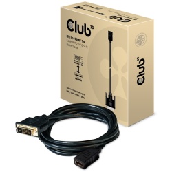 Club 3D Kábel - CAC-1211 (DVI-D to HDMI 1.4