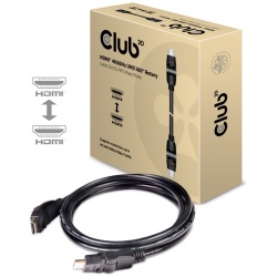 Club 3D Kábel - CAC-1360 (HDMI 2.0 4K60Hz 360° forgatható