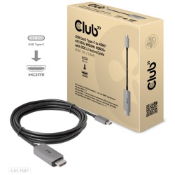 Club 3D Kábel - CAC-1587 (USB-C Gen 2 to HDMI