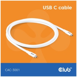 Club 3D Kábel - CAC-3001 (USB-C