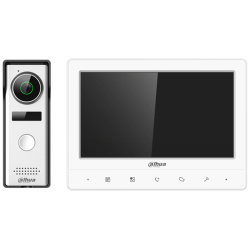 Dahua Analóg video kaputelefon szett 4 vezetékes - KTA02 (VTH1020J + VTO1000J)