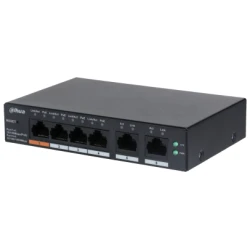 Dahua PoE switch - CS4006-4ET-60 (Cloud Menedzsment; 4x100Mbps PoE; + 2x 100Mbps uplink