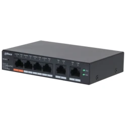 Dahua PoE switch - CS4006-4ET2ET-60 (Cloud Menedzsment; 4x100Mbps PoE; + 2x 100Mbps uplink