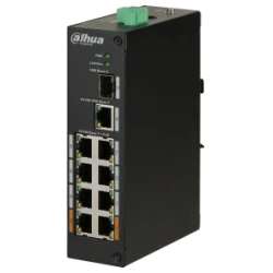 Dahua PoE switch - PFS3110-8ET-96 (8x 100Mbps PoE (96W) + 1x 1Gbps + 1 SFP