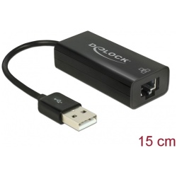 Delock Átalakító - 62595 (USB2.0 -> Lan RJ45