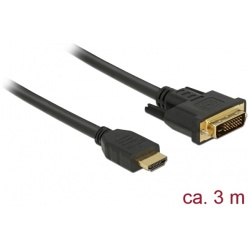 Delock Átalakító Kábel - 85655 (HDMI - DVI (24+1)