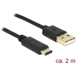 Delock Kábel - 83327 (USB Type-C -> USB-A 2.0