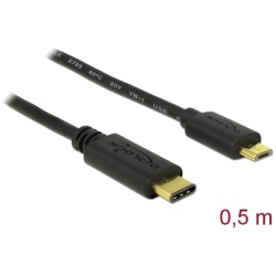 Delock Kábel - 83333 (USB Type-C 2.0 – USB 2.0 Micro-B kábel