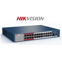 Hikvision Switch PoE - DS-3E0326P-E/M (24 port 100Mbps