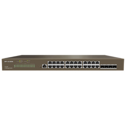 IP-COM Switch Vezérelhető - G3328F (24x1Gbps; 4x SFP; 1x console port; L2)