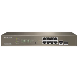 IP-COM Switch Vezérelhető PoE - G5310P-8-150W (L3; 9x1Gbps + 1xSFP port; 8 af/at PoE+ port; 130W; rack-mount)