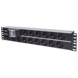 Manhattan elosztó - 19" 2U Rackmount elosztó