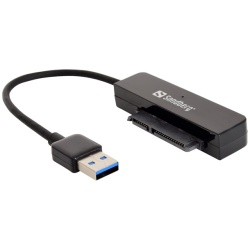 Sandberg Kábel Átalakító - USB3.0 to SATA Link (fekete; USB bemenet - SATA 2