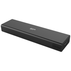 Silicon Power Külső SSD ház  - PD60 (M.2 PCIe NVMe SSD / M.2 SATA SSD