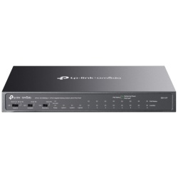TP-Link Switch  PoE - DS111P (8x 100Mbps + 2x 1Gbps + 1x 1Gbps SFP port; 8x at PoE+ port; 65W)