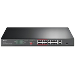 TP-Link Switch  PoE - TL-SL1218P (16port 100Mbps;  16 at/PoE+ port; 2x Combo SFP; 150W