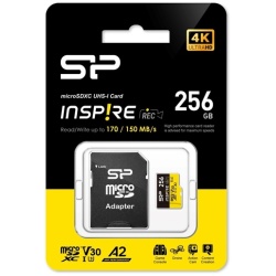 Silicon Power MicroSD kártya - 256GB microSDXC UHS-I U3